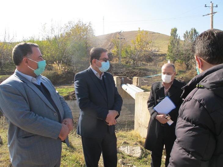 بازدید مدیرعامل شرکت آب و فاضلاب آذربایجان غربی از طرح های آبرسانی به شهرستان مهاباد